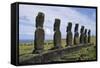 Moai of Ahu Ko Te Riku-null-Framed Stretched Canvas