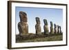 Moai of Ahu Ko Te Riku-null-Framed Giclee Print