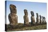 Moai of Ahu Ko Te Riku-null-Stretched Canvas