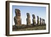 Moai of Ahu Ko Te Riku-null-Framed Giclee Print