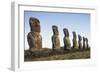 Moai of Ahu Ko Te Riku-null-Framed Giclee Print