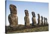 Moai of Ahu Ko Te Riku-null-Stretched Canvas