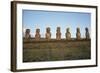 Moai of Ahu Ko Te Riku-null-Framed Giclee Print