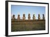 Moai of Ahu Ko Te Riku-null-Framed Giclee Print