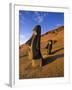 Moai Quarry, Easter Island, Chile-Walter Bibikow-Framed Photographic Print