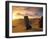 Moai Quarry, Easter Island, Chile-Walter Bibikow-Framed Photographic Print