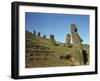 Moai Rano Raraku, Easter Island, Chile-null-Framed Premium Photographic Print
