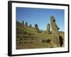 Moai Rano Raraku, Easter Island, Chile-null-Framed Photographic Print