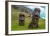 Moai Standing in Easter Island , Chile - South America-ESB Professional-Framed Photographic Print