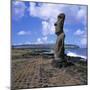 Moai Statue, Ahu Akapu, Easter Island, UNESCO World Heritage Site, Chile, South America-Geoff Renner-Mounted Photographic Print