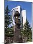 Moai Statue in Central Santiago, Chile, South America-Gavin Hellier-Mounted Photographic Print