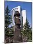 Moai Statue in Central Santiago, Chile, South America-Gavin Hellier-Mounted Photographic Print