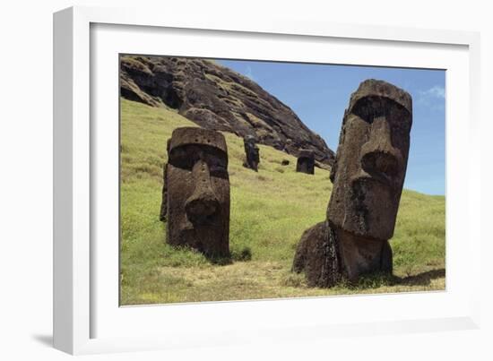 Moai-null-Framed Giclee Print