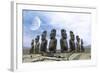 Moai-Ata Alishahi-Framed Giclee Print