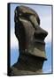 Moai-null-Framed Stretched Canvas