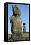 Moai-null-Framed Stretched Canvas