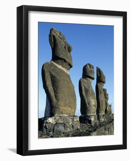 Moai-null-Framed Giclee Print