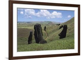 Moai-null-Framed Giclee Print