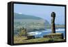 Moai-null-Framed Stretched Canvas