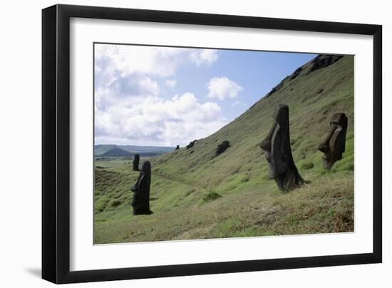 Moai-null-Framed Giclee Print