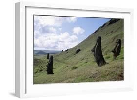 Moai-null-Framed Giclee Print