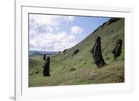 Moai-null-Framed Giclee Print