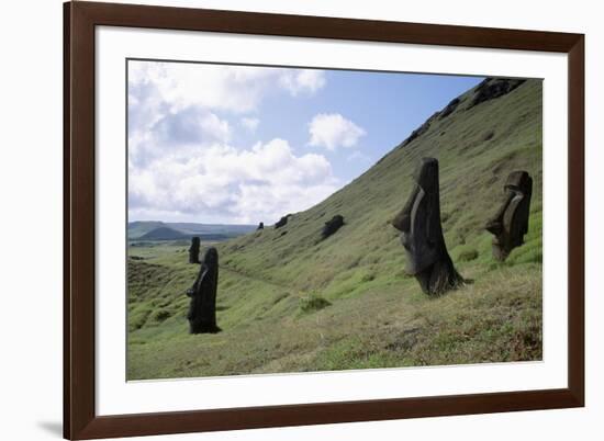 Moai-null-Framed Giclee Print