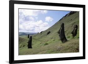 Moai-null-Framed Giclee Print