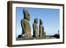 Moai-null-Framed Giclee Print