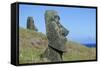 Moai-null-Framed Stretched Canvas