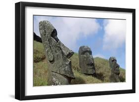 Moai-null-Framed Giclee Print