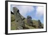 Moai-null-Framed Giclee Print