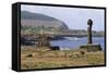 Moai-null-Framed Stretched Canvas