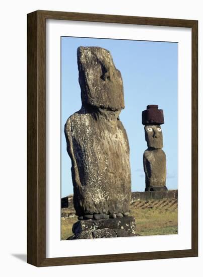 Moai-null-Framed Giclee Print