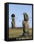 Moai-null-Framed Stretched Canvas