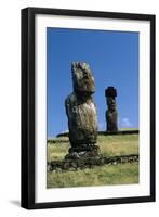 Moai-null-Framed Giclee Print