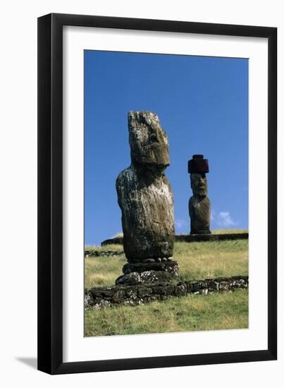 Moai-null-Framed Giclee Print