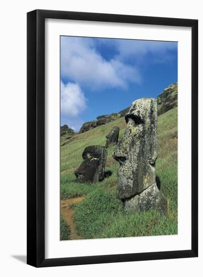 Moai-null-Framed Giclee Print