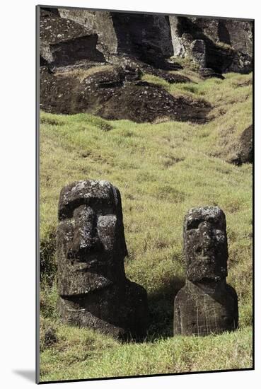 Moai-null-Mounted Giclee Print