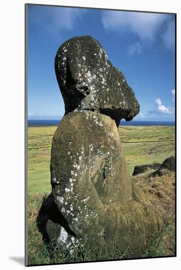 Moai-null-Mounted Giclee Print