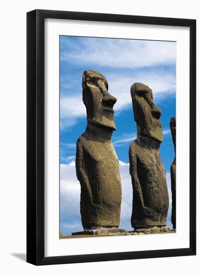 Moai-null-Framed Giclee Print