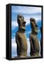 Moai-null-Framed Stretched Canvas