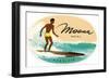 Moana Hotel, Honolulu, Hawaii-null-Framed Art Print