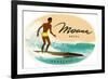 Moana Hotel, Honolulu, Hawaii-null-Framed Premium Giclee Print