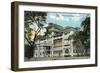 Moana Hotel, Waikiki, Hawaii-null-Framed Art Print