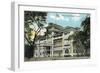 Moana Hotel, Waikiki, Hawaii-null-Framed Art Print