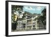 Moana Hotel, Waikiki, Hawaii-null-Framed Art Print