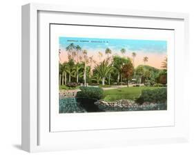 Moanalua Gardens, Honolulu, Hawaii-null-Framed Art Print