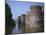 Moat and Outer Curtain Wall at Beaumaris Castle-Nigel Blythe-Mounted Photographic Print