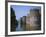 Moat and Outer Curtain Wall at Beaumaris Castle-Nigel Blythe-Framed Photographic Print